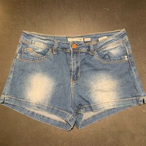 YMI Women's Light Blue Jean Shorts